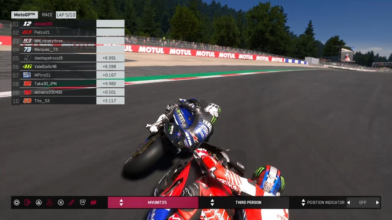 MotoGP Virtual Race Austria: Bagnaia domina  